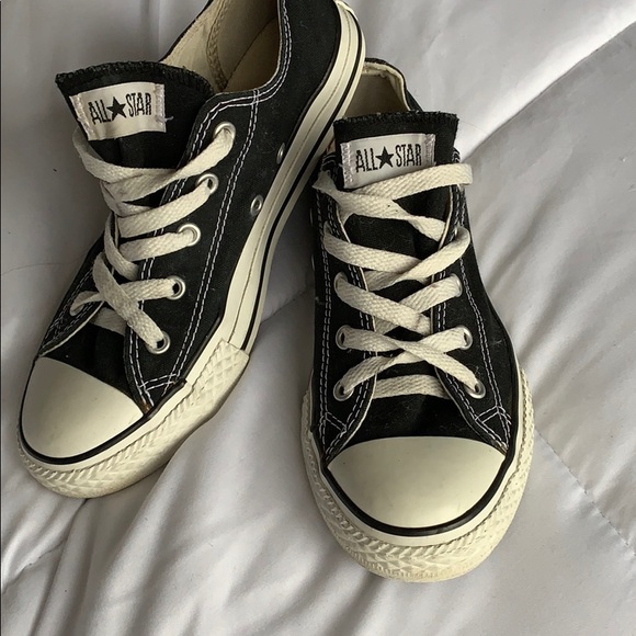 White and Black Converse - Picture 1 of 6